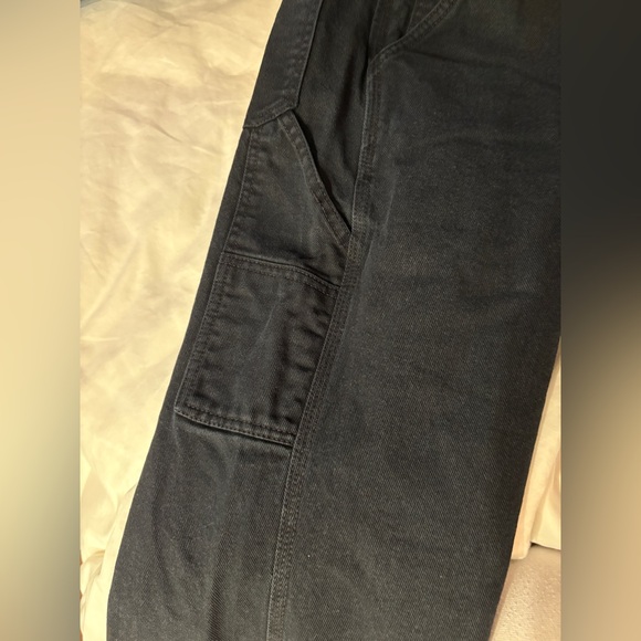 Tna Black Greenwich Pant High-waisted carpenter twill pants - Picture 4 of 8